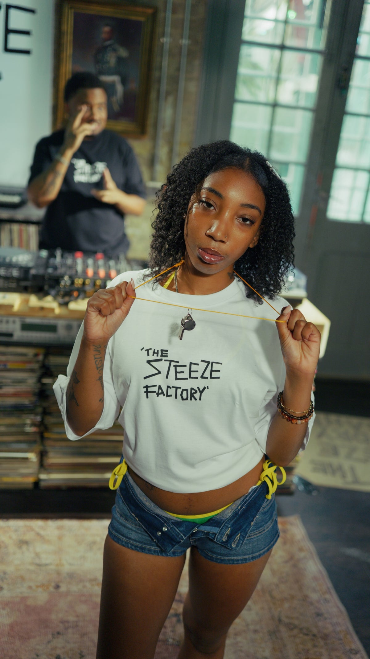 Steeze Factory CARNIVAL  WHITE TEE - Limited Edition