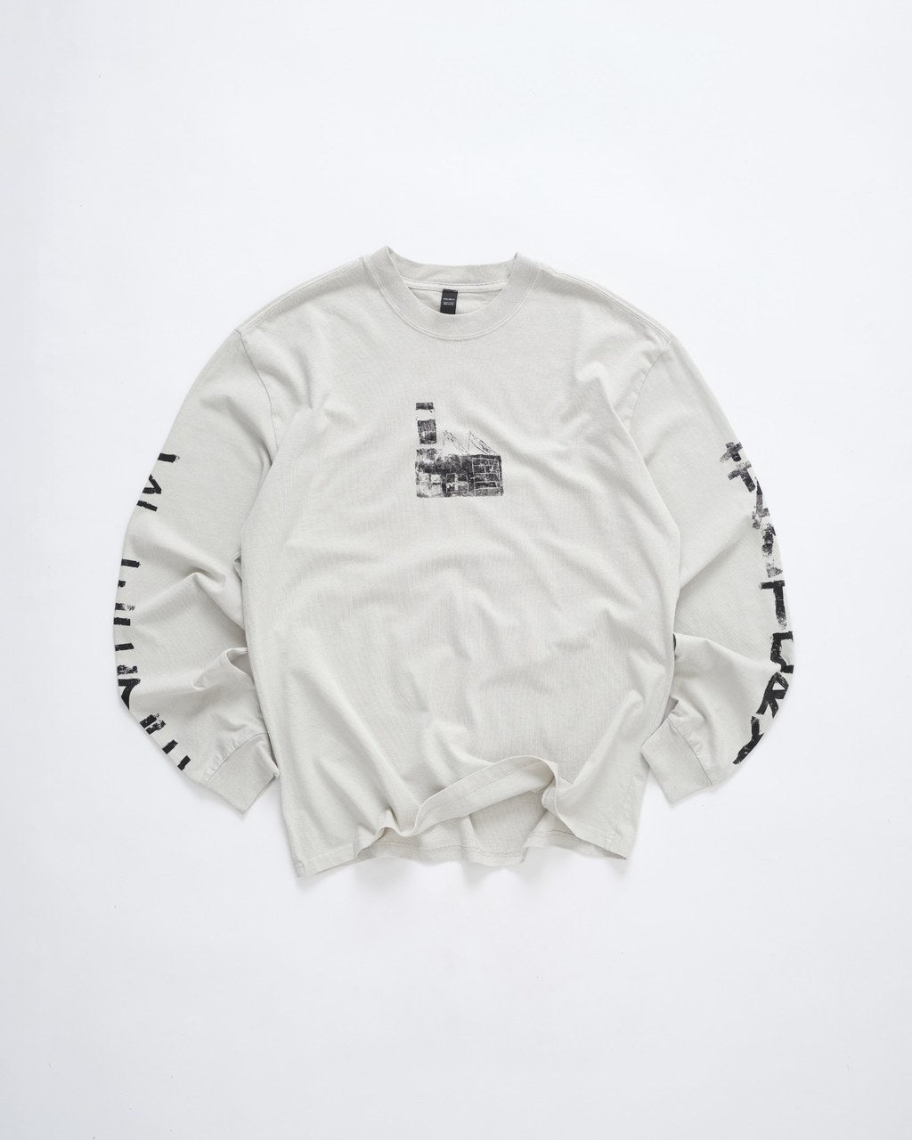 Steeze Factory Long Sleeve Tee - Faded Bone - Limited Edition