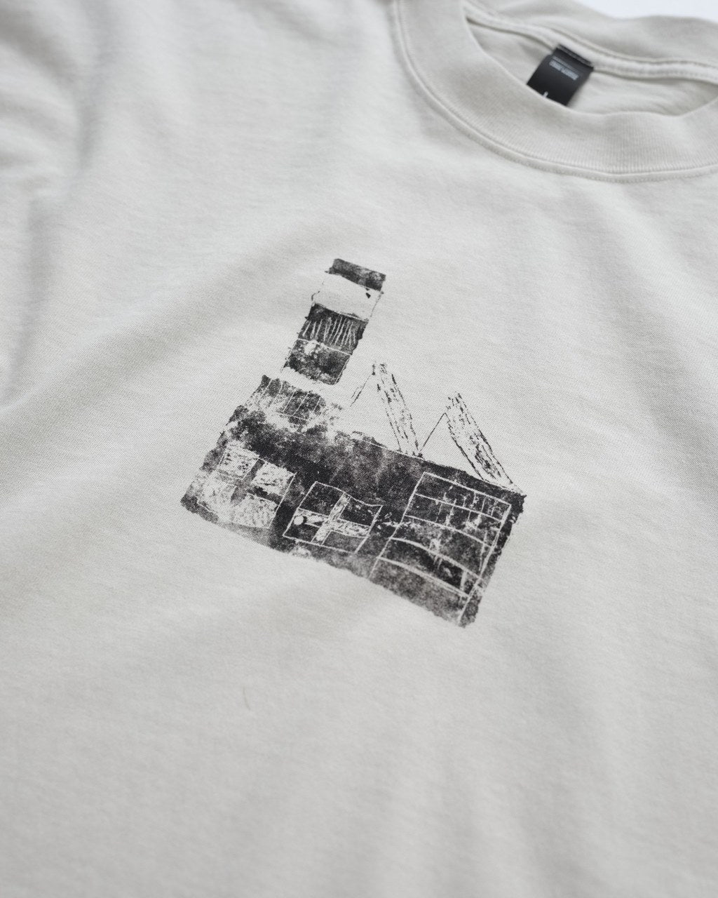 Steeze Factory Long Sleeve Tee - Faded Bone - Limited Edition