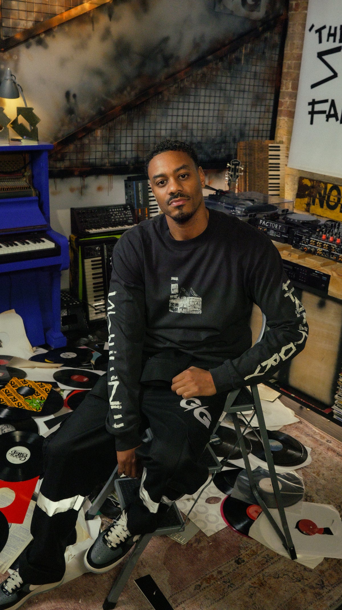 Steeze Factory Long Sleeve Tee - Black - Limited Edition