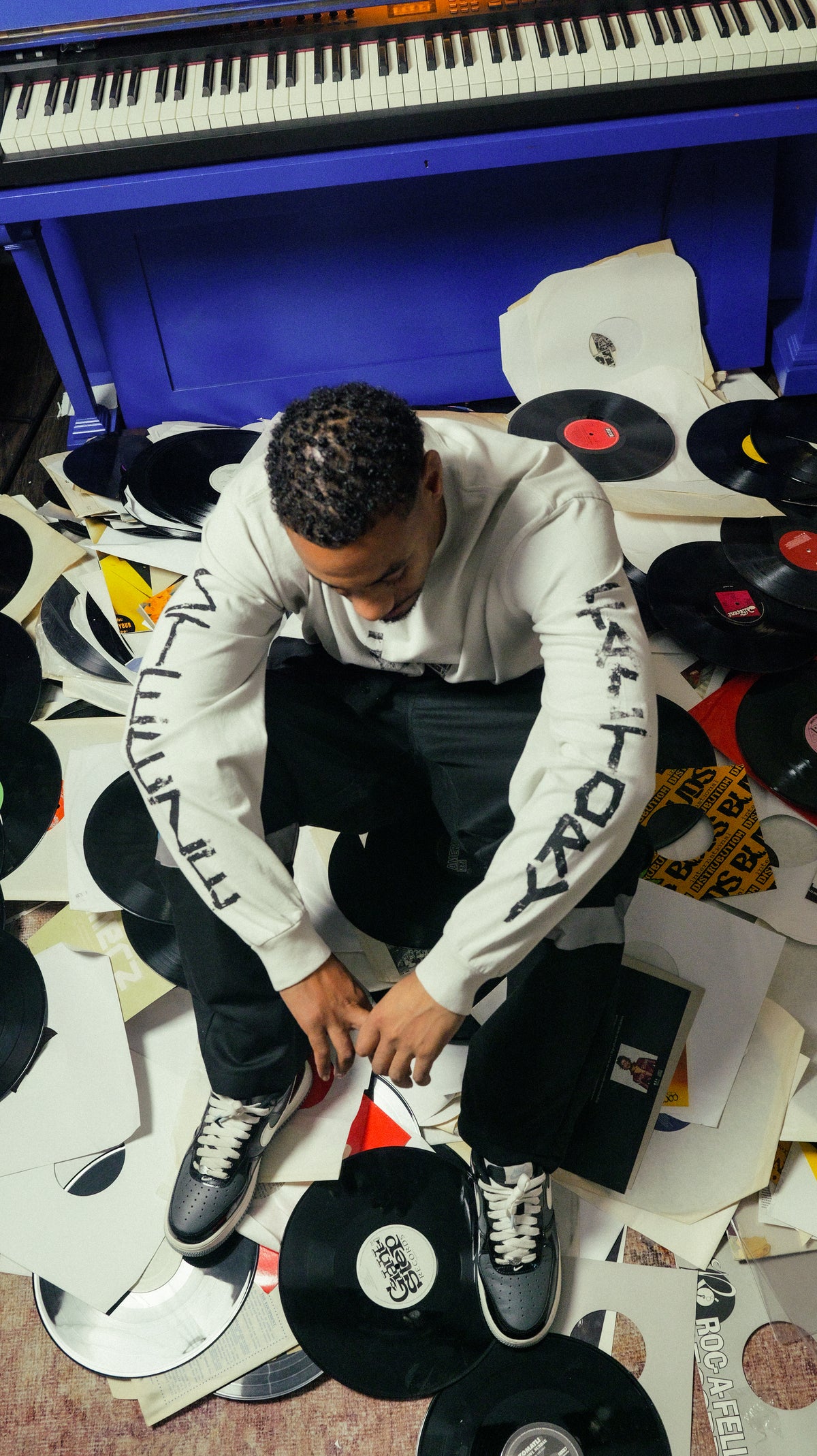 Steeze Factory Long Sleeve Tee - Faded Bone - Limited Edition