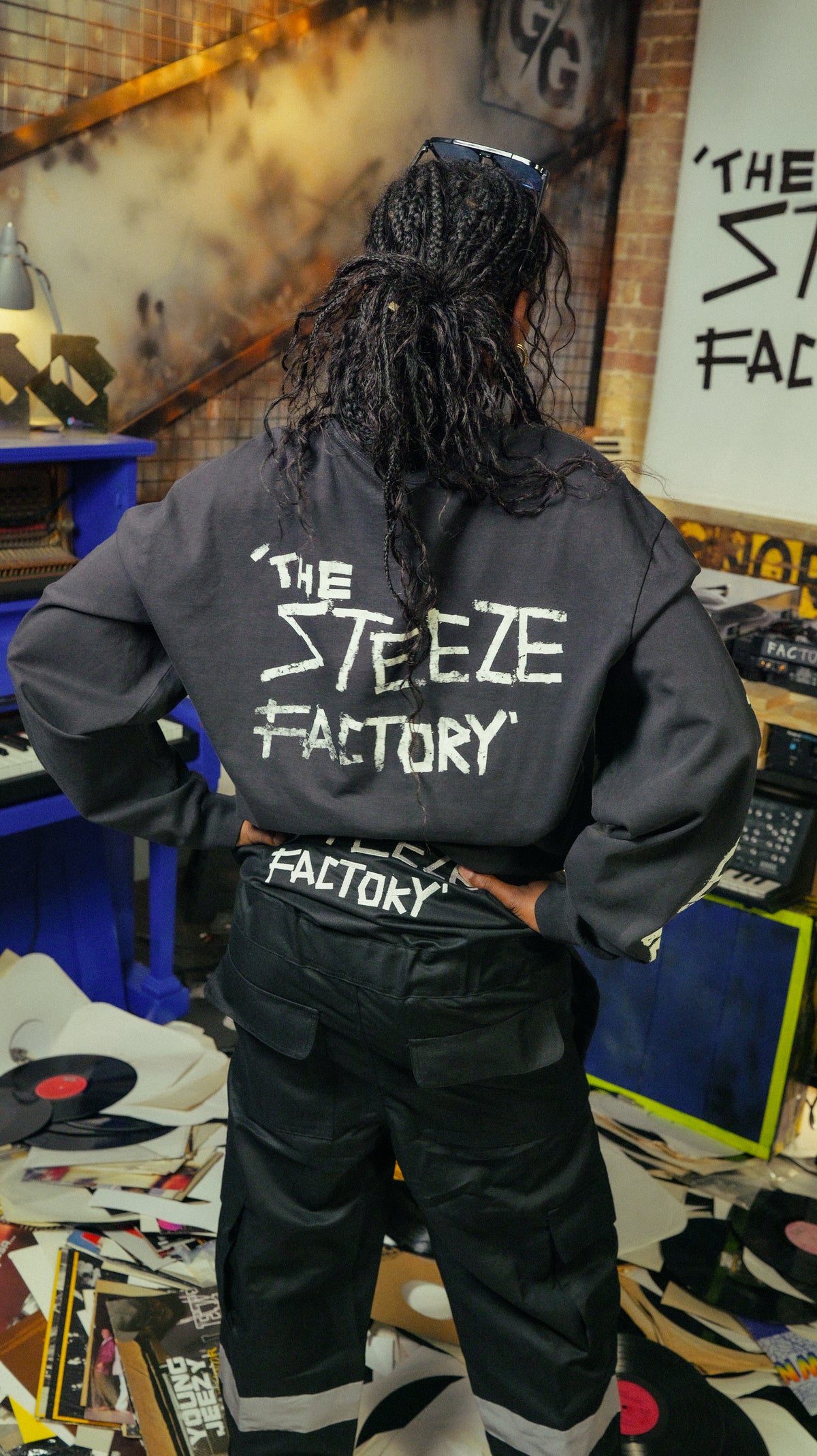 Steeze Factory Long Sleeve Tee - Black - Limited Edition