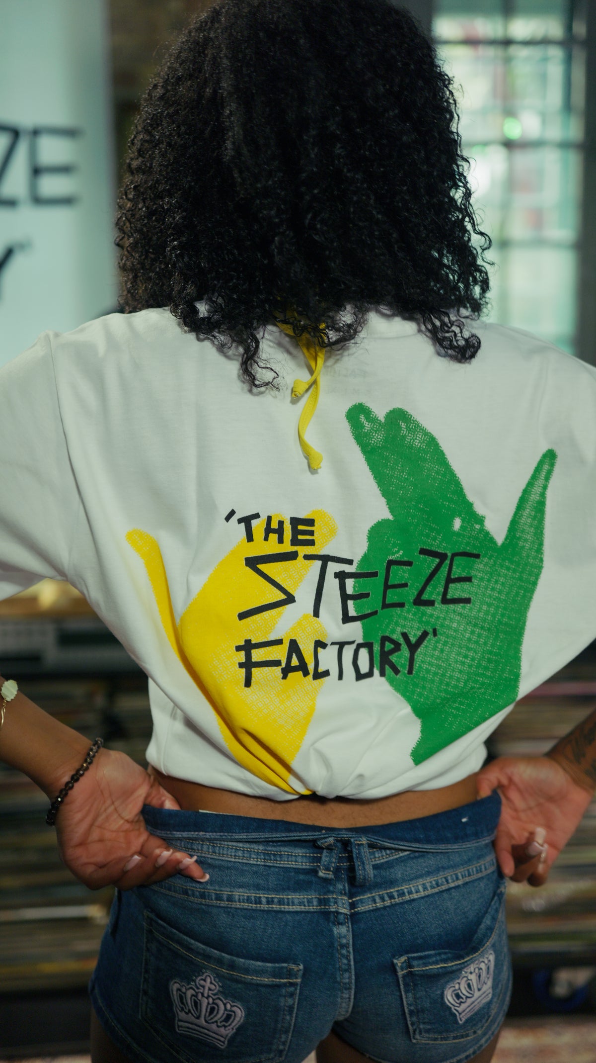 Steeze Factory CARNIVAL  WHITE TEE - Limited Edition