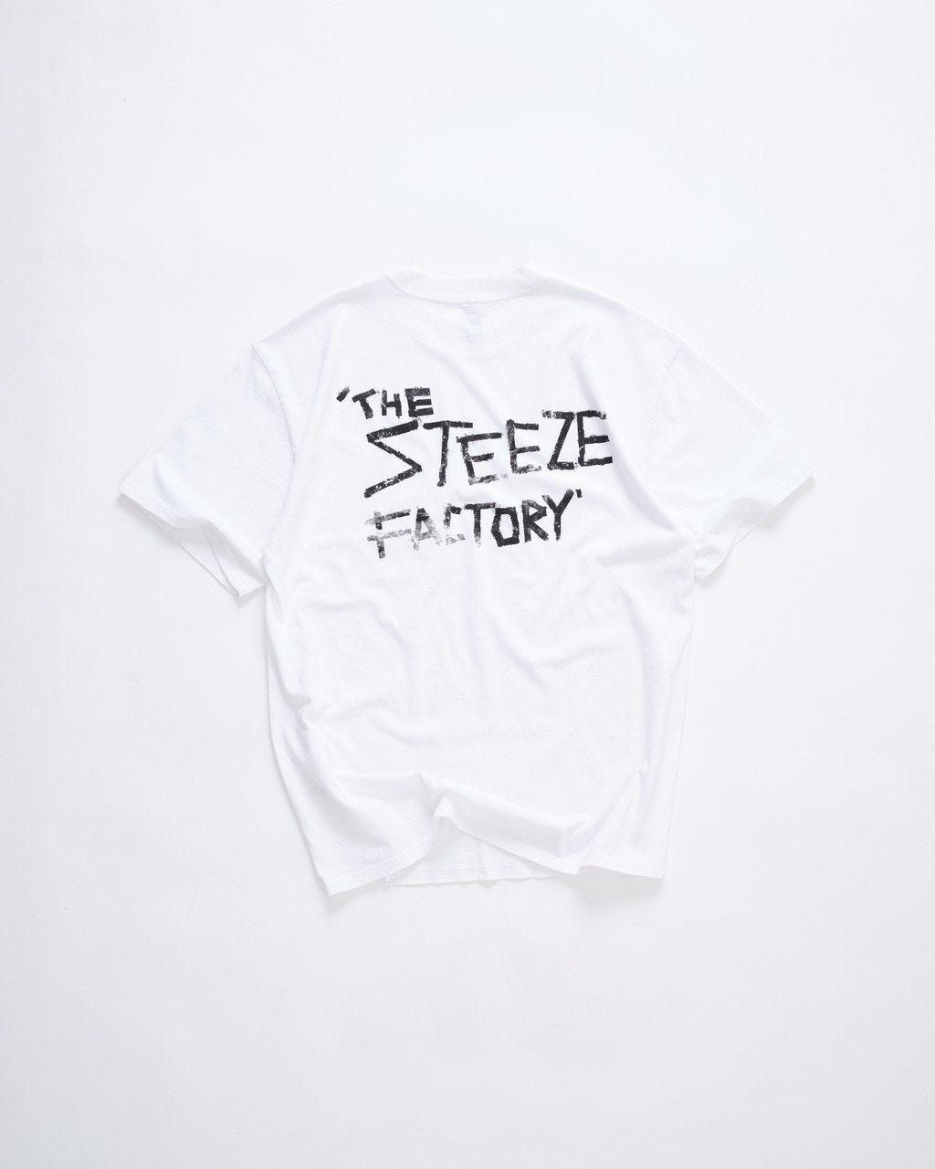 Steeze Factory Tee - White - Limited Edition
